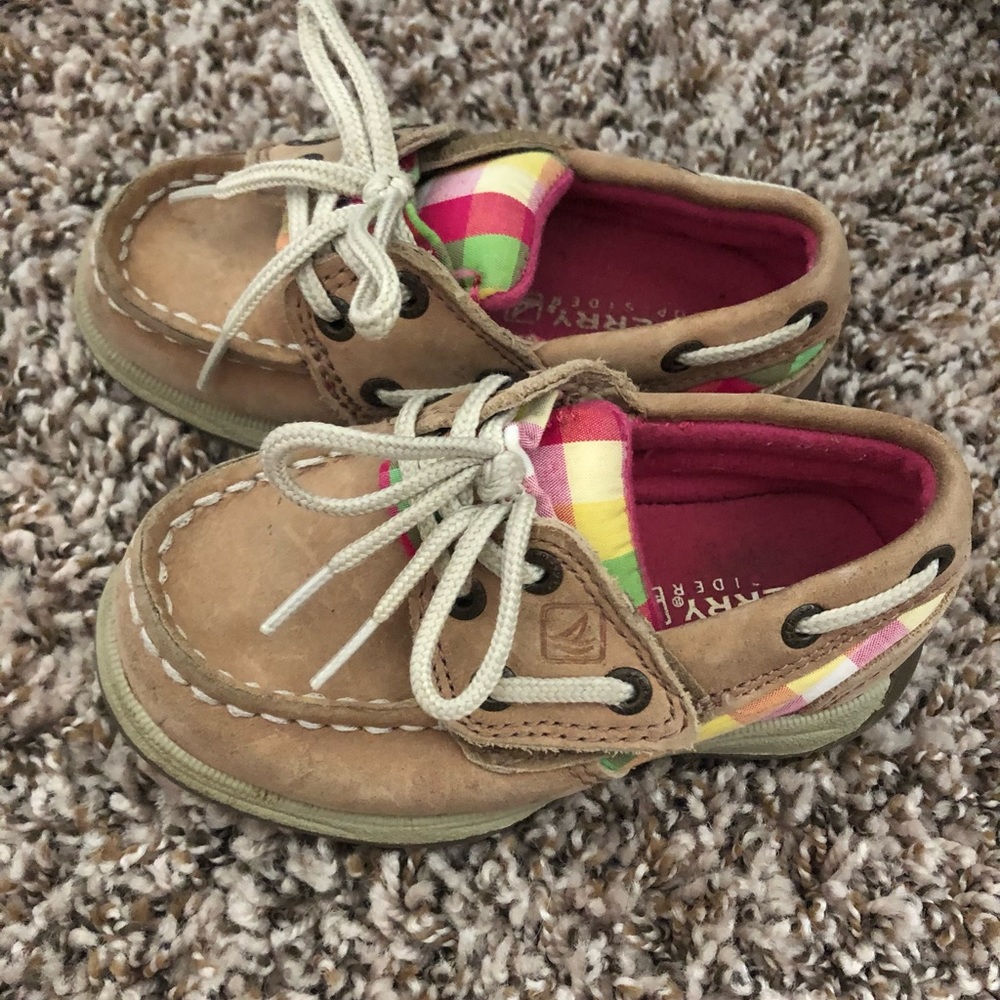 Sperry topsiders for toddler girls size 5